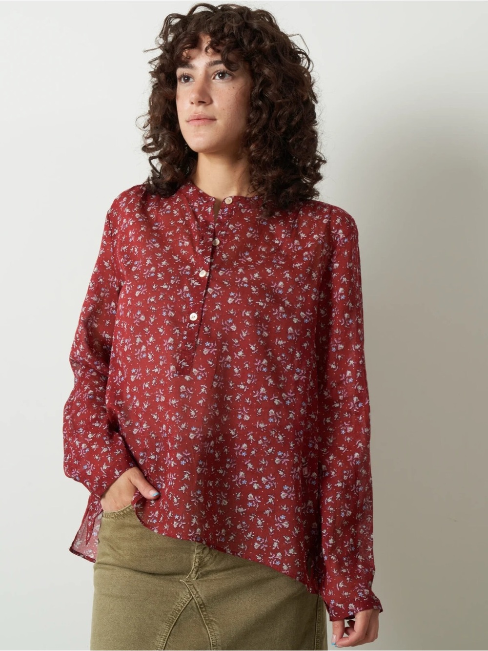 Isabel Marant Etoile Maria Top Floral Blouse